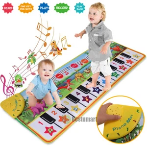 Kids Musical Dance-On Piano Mat Toys for 1 2 3 4 5 6 7 Year Old Girls Boys Gifts - Picture 1 of 14