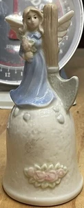 Campana angelo porcellana vintage - Foto 1 di 4