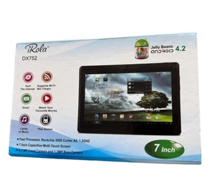 iRola DX752 7-inch Touch Screen Tablet Jelly Bean 4.2 Charger/headphones Bundle - Picture 1 of 5