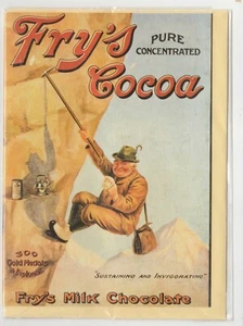 Blanko Grußkarte mit Umschlag - Fry's Reklame - Bergsteiger - Bild 1 von 2