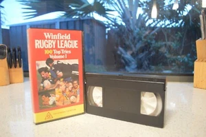 WINFIELD RUGBY LEAGUE TOP 100 TRIES RARE PAL VHS VIDEO! - Picture 1 of 2
