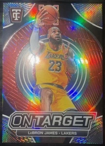 LEBRON JAMES 2024/25 PANINI TOTALLY CERTIFIED ON TARGET SILVER HOLO INSERT #10 - Picture 1 of 2