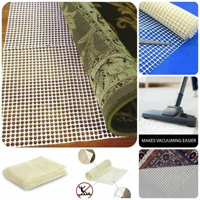 Anti Slip Rug Underlay Gripper  SUPER GRIP NON SLIP MAT Multi Purpose 46 x 71cm  - Image 1 of 4