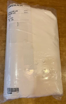 Ikea Angslilja King Size Bettbezug & Kissenbezüge 240x220cm weiß 703.185.52 - Bild 1 von 4