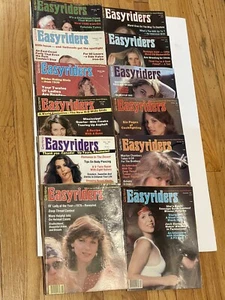 Easyriders Magazine Lot 12 Full Year 1980 Complete Centerfolds Iron On Transfer - Picture 1 of 14