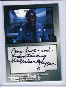 Unstoppable Cards Terminator 2 Autograph Trading Card Selection - Picture 1 of 10