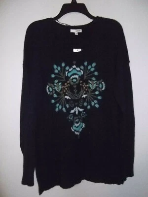 SONOMA - MUJER - SUÉTER - TALLA MEDIANA - AZUL MARINO FLORAL (AC-41-180) Foto 1 de 4