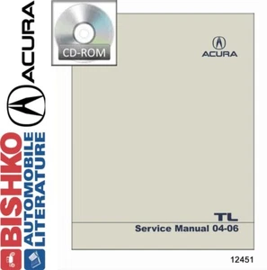 2004 2005 2006 Acura TL Shop Service Repair Manual CD Engine Drivetrain OEM - Picture 1 of 1