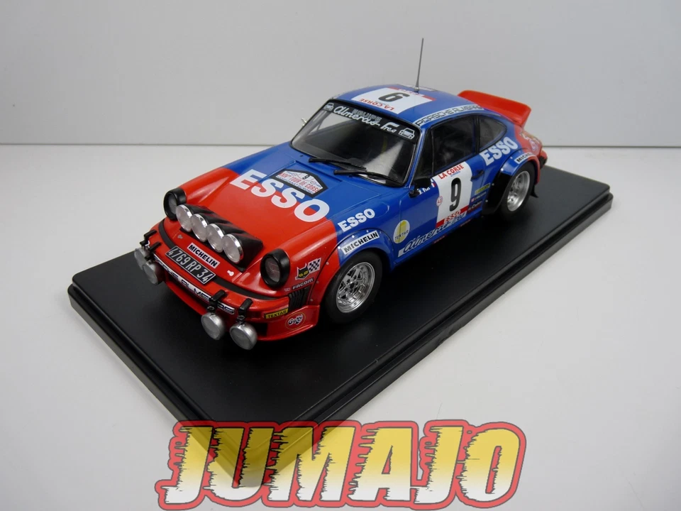 RVQ37 Voiture Rallye 1/24 SALVAT Models : PORSCHE 911 SC 1980 #9 Thérier Vial - Immagine 1 di 1