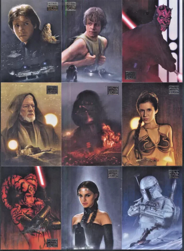 JUEGO DE 110 CARTAS STAR WARS GALAXY SERIE 7 2012 Foto 1 de 1