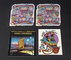 4 Vintage Grateful Dead Decals / Stickers Deadhead Music Rock & Roll Memorabilia