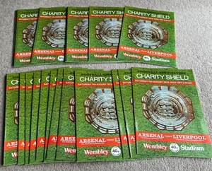 20 Unused 1979 Charity Shield Programmes, Arsenal v Liverpool at Wembley Stadium - Picture 1 of 4
