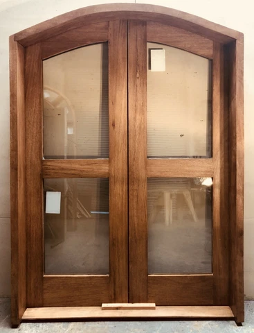 Rustic door solid wood oak mahogany alder birch maple Choose species/size Glass Cover