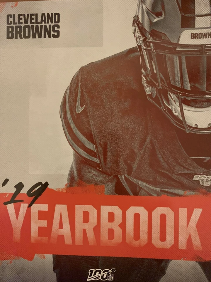 2019 CLEVELAND BROWNS YEARBOOK NFL FOOTBALL PROGRAM AFC SUPER BOWL CHAMPS !! - Image 1 of 1
