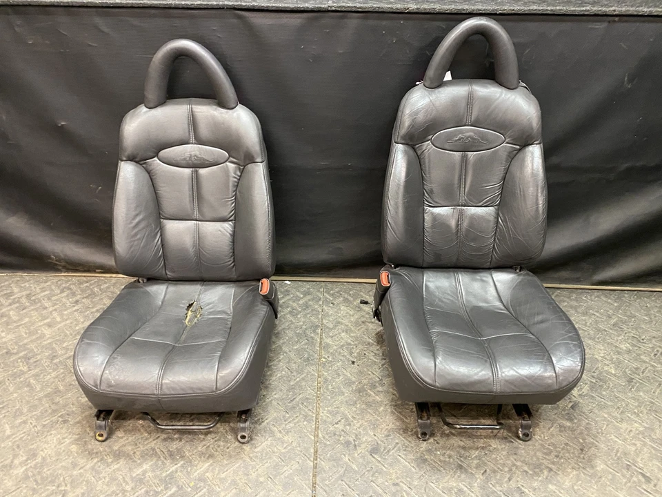 PLYMOUTH PROWLER 1999 asientos con canastilla delanteros y pasajeros negros AZ Foto 1 de 4