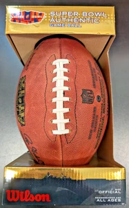 NFL Authentic Leather Wilson "The Duke" Football Super Bowl XLIV SAINTS COLTS - Bild 1 von 4