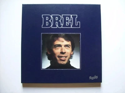 Jacques Brel ‎– Brel 1 - Coffret 4 disques 33 tours Barclay - Photo 1/3