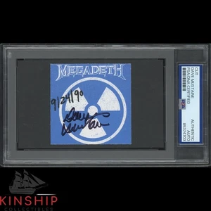 Dave Mustaine signed Cut PSA DNA Slabbed Megadeth Auto Rare C4684 - Bild 1 von 1