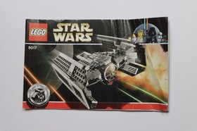 LEGO&reg; Star Wars 8017 Darth Vader's Tie Fighter Instruction Manual Only!