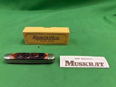 1988 Remington Muskrat R4466 SB Серебряная пуля коллекционное издание нож (E) - Изображение 1 из 4
