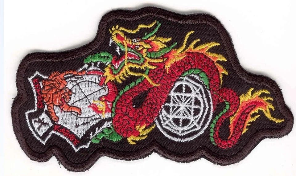 Super Rare Kenpo Karate Tiger Dragon Patch - Image 1 of 1