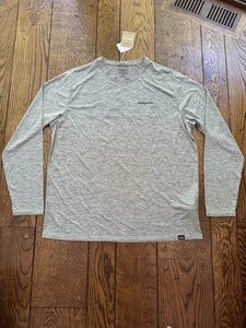 Chemise graphique homme Patagonia manches longues capilène cool quotidien gris taille XL neuve avec étiquette - Photo 1/6
