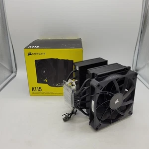 CORSAIR A115 High-Performance Tower CPU Air Cooler, Black *READ* - Afbeelding 1 van 6