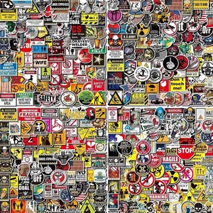 400 Stück Schutzhelm Aufkleber lustig Werkzeugkiste Sticker Helm Schweißen Bau - Bild 1 von 7