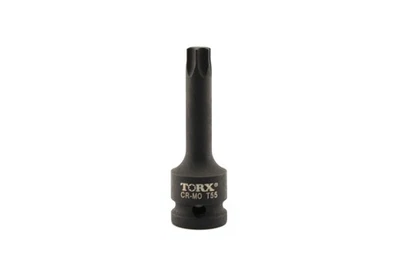 TMAX T-55 3" Long Black Impact Torx Socket Bit 1/2 Inch Square Drive Auto Tool - Image 1 of 4