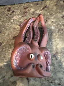 Animal Hand Puppet Octopus Toy Figure 1 PC Detailed PVC Child Toddler Role Play - Picture 1 of 7