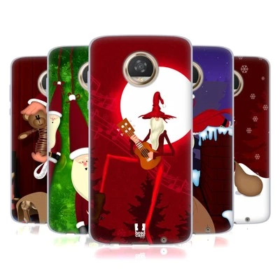 HEAD CASE DESIGNS THIN SANTA SOFT GEL CASE FOR MOTOROLA PHONES - Image 1 of 4