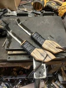 2x Mocotaugan Crook Crooked Knife Set Right Or Left Handed - Picture 1 of 3