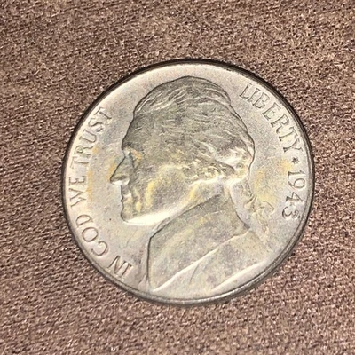 Jefferson War 1943 níquel 35 % plata. EF extra fino. Foto 1 de 4