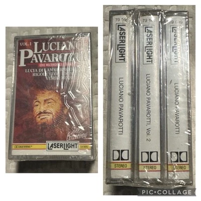 3 Set Luciano Pavarotti Cassette Tapes LaserLight Star Collection 1964/67 - Image 1 of 4