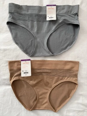 NUEVO Panty Warners No Pinch No Problems Bragas Hipster 2 Pares Para Mujer’s 2xlarge Foto 1 de 4