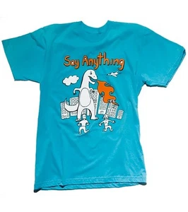 Say Anything Tour 2008 Colección Regalo Para Fan Algodón Unisex Camiseta Azul - Imagen 1 de 4