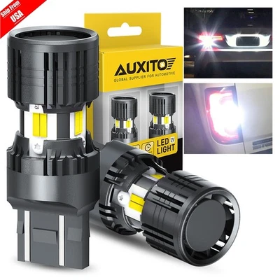 CANBUS 7443 7440 LED 6500K Retroceso Freno Trasero Parada Luz Estacionamiento Bombillas A+ Foto 1 de 4