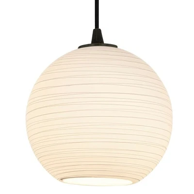 Access Lighting 28085-3C/WHTLN Japanese Lantern 8"W LED Mini - Bronze - Image 1 of 3