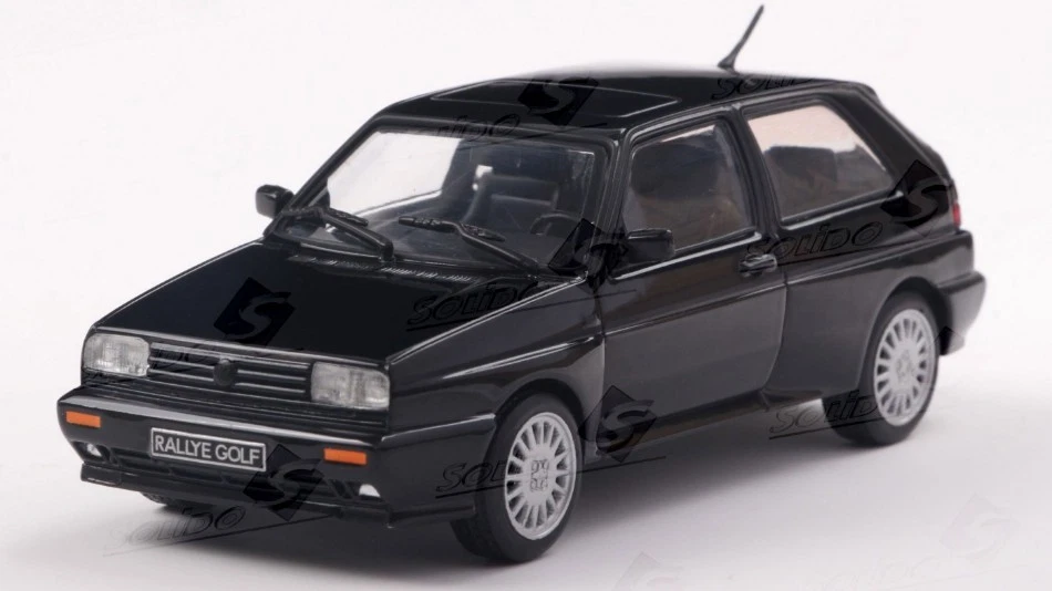 Modellino auto scala 1:43 VOLKSWAGEN GOLF RALLY BLACK diecast modellismo statico - Immagine 1 di 1