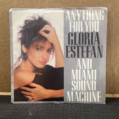 Gloria Estefan Anything for You English and Spanish Versions-MINT VINYL, 7” 1988 - Image 1 of 4