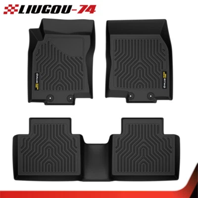 Juego de alfombrillas 3D aptas para Nissan Rogue Car 2014-20 TPE para todo tipo de clima Foto 1 de 4