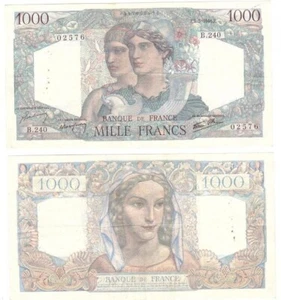 France - 1000 Francs 1946 VF- P. 130a Lemberg-Zp - Picture 1 of 1
