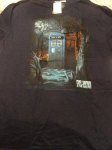 T Shirt Dr Who Tardis Time Lord 2X Cotton Doctor BBC Police Box Daleks - Picture 1 of 3