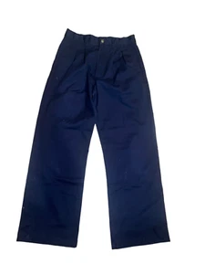 George Martin Boy's Pleated Blue Pants (Size: 14 Reg) - Picture 1 of 4