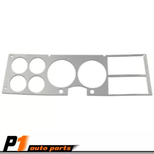 Brushed Aluminum Dash Bezel Insert 1981-1987 Chevy/GMC Truck Blazer Suburban - Picture 1 of 12