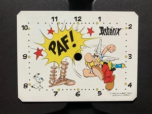 Cadran de reveil horloge Astérix 1986 ETAT NEUF - Picture 1 of 1