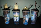 KÜSS DEN FROSCH SET KINO TRINK BECHER CINEMA MOVIE CUP mit 4 Topper / Figuren