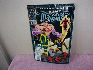 VINTAGE (NEU) MARVEL COMIC NIGHT THRASTER VERSIEGELT MIT EINER DIS #4...1993.....#945 - Bild 1 von 4