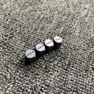 4VOLK RACING TE37 CE28 TIRE VALVE STEM CAPS FORGED ALUMINUM UNIVERSAL GUN METAL - Picture 1 of 4