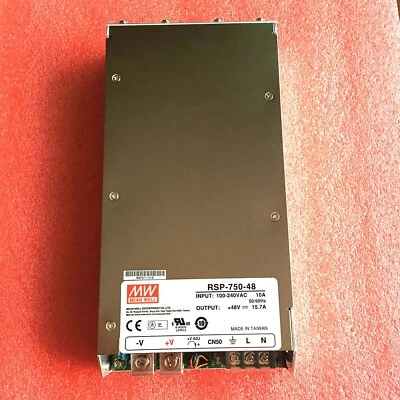 One New MEAN WELL 48V 15.7A RSP-750-48 Switching Power Supply - Image 1 of 4